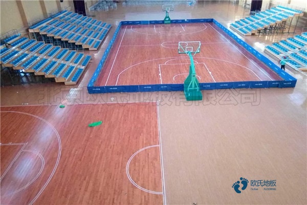 篮球木地板施工工艺3